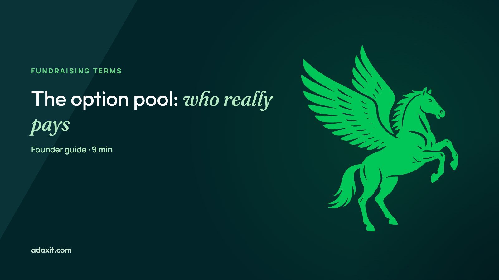Employee option pool: how big it should be and who pays for it