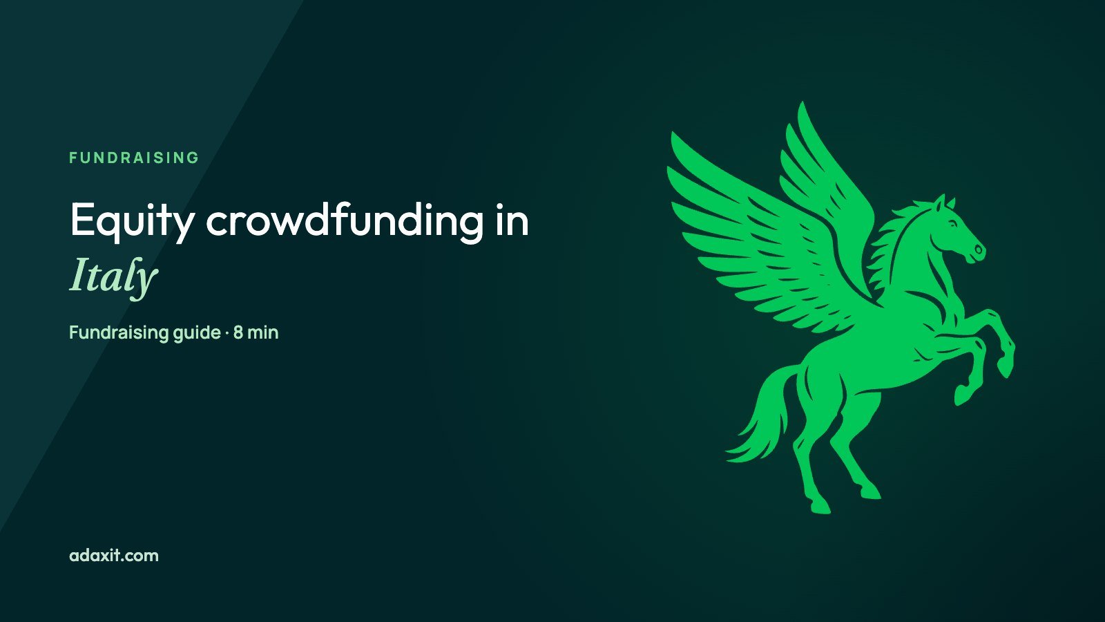 Equity crowdfunding in Italy: how it works and what it costs
