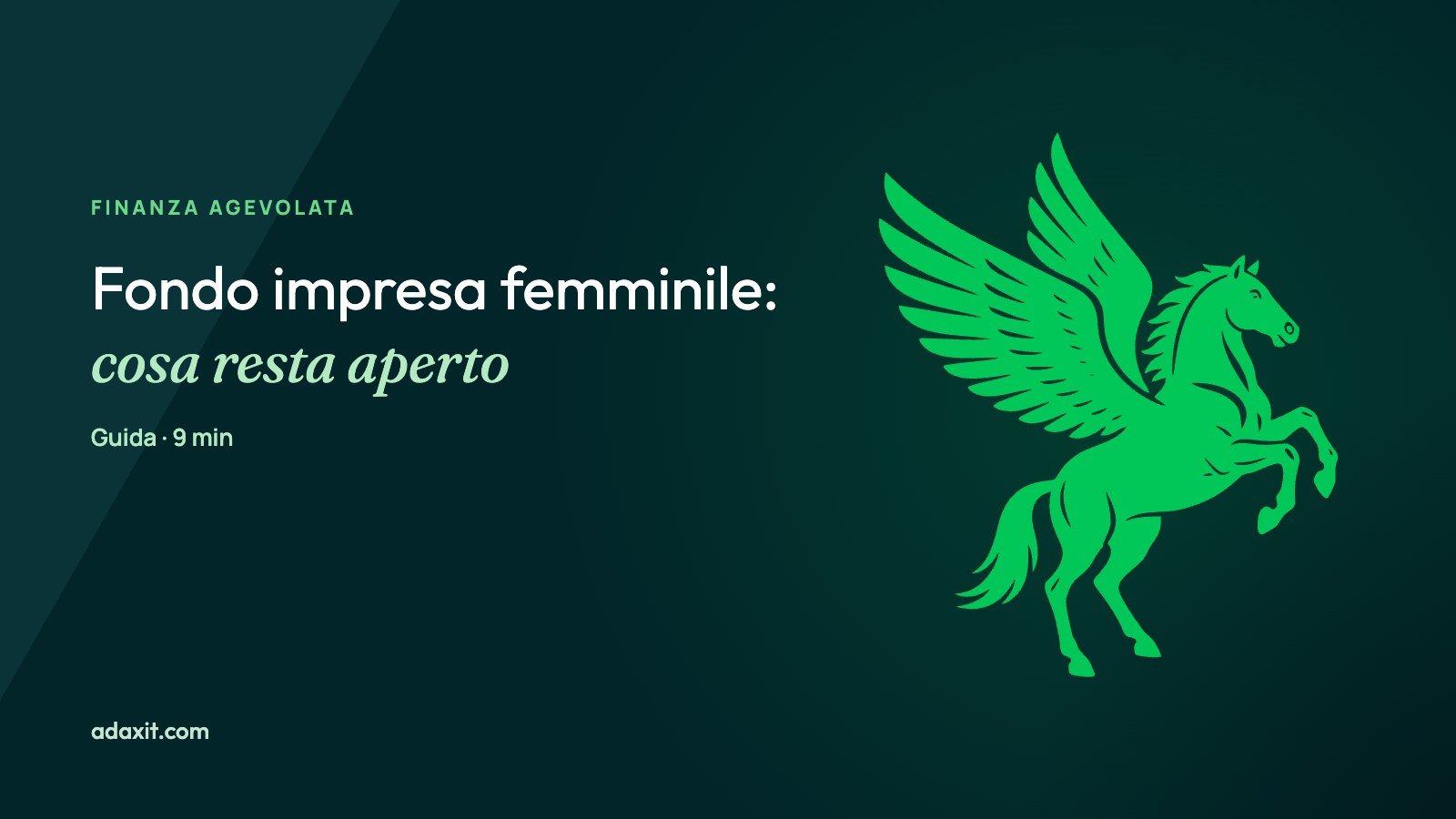 Fondo impresa femminile 2026: riapre? E cosa c'è di aperto