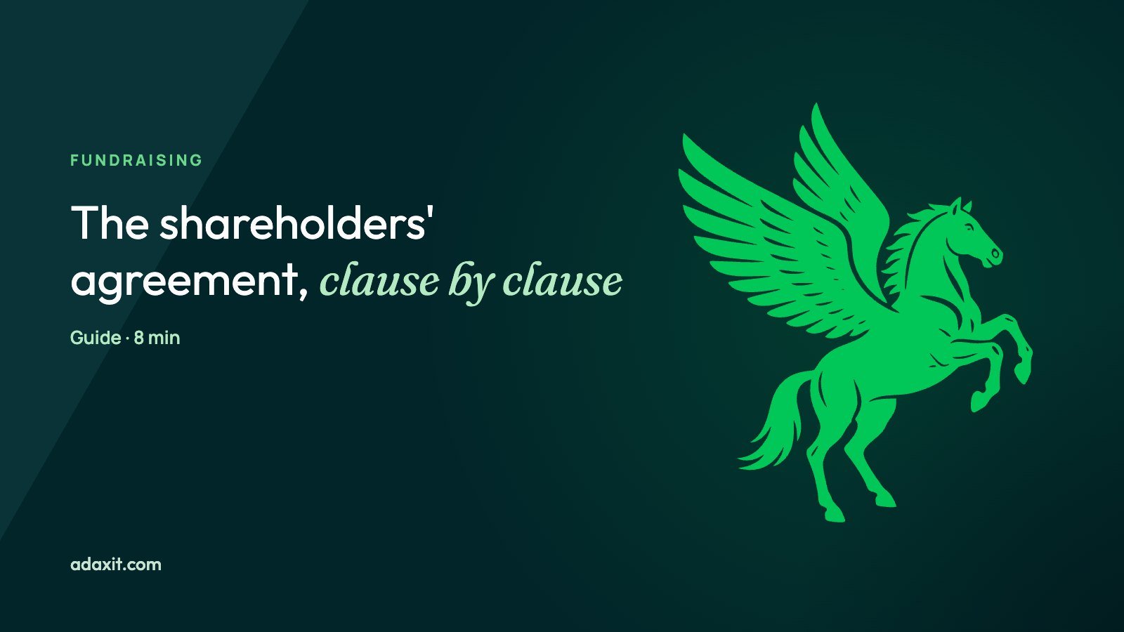 Shareholders' agreement for startups: the clauses that matter